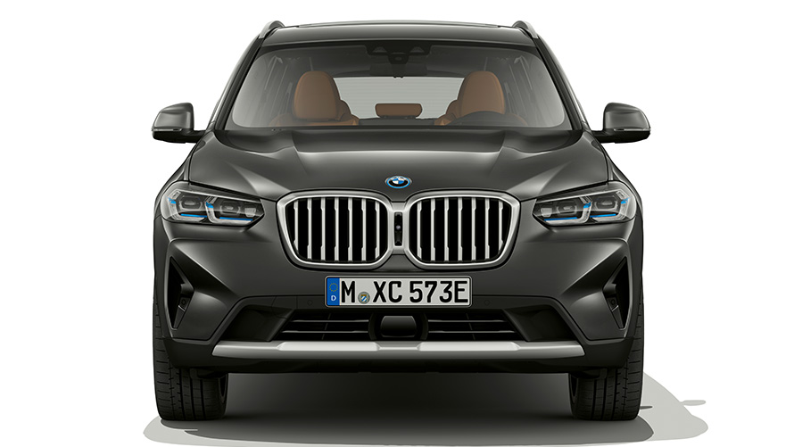 BMW X3 G01 Sophisto Grey frontdesign 2021 BMW X3 G01 Sophisto Grey nærbillede frontdesign 2021