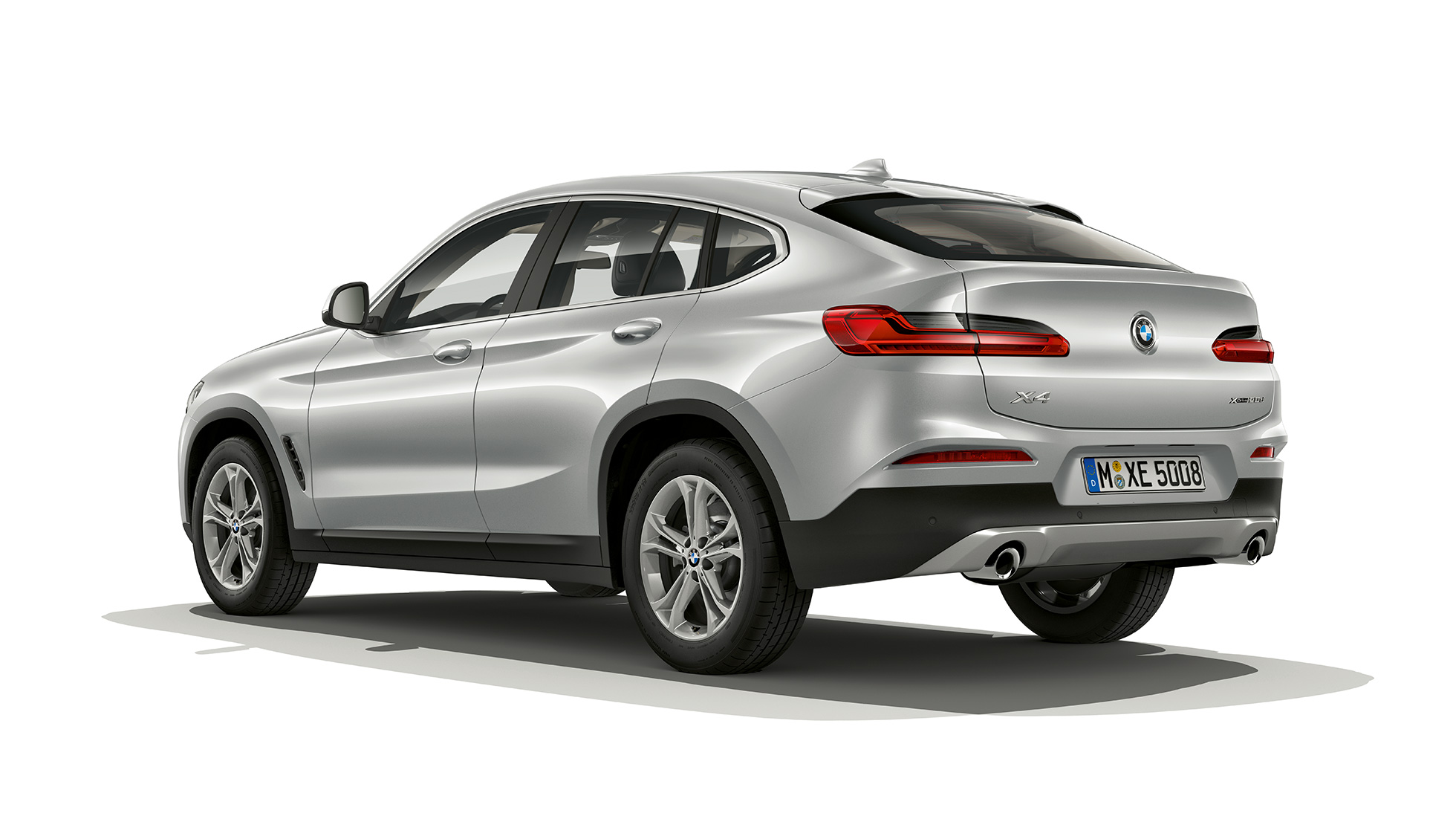 BMW X4 Advantage set bagfra let drejet BMW X4 xDrive20d Advantage G02 2018 Glacier Silver set bagfra let drejet