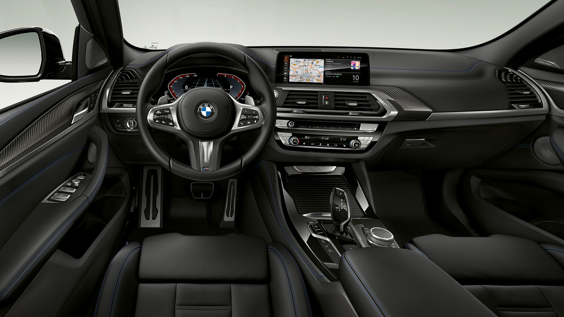 Cockpit BMW X4 M Sport Cockpit BMW X4 xDrive30i M Sport G02 2018 kabine