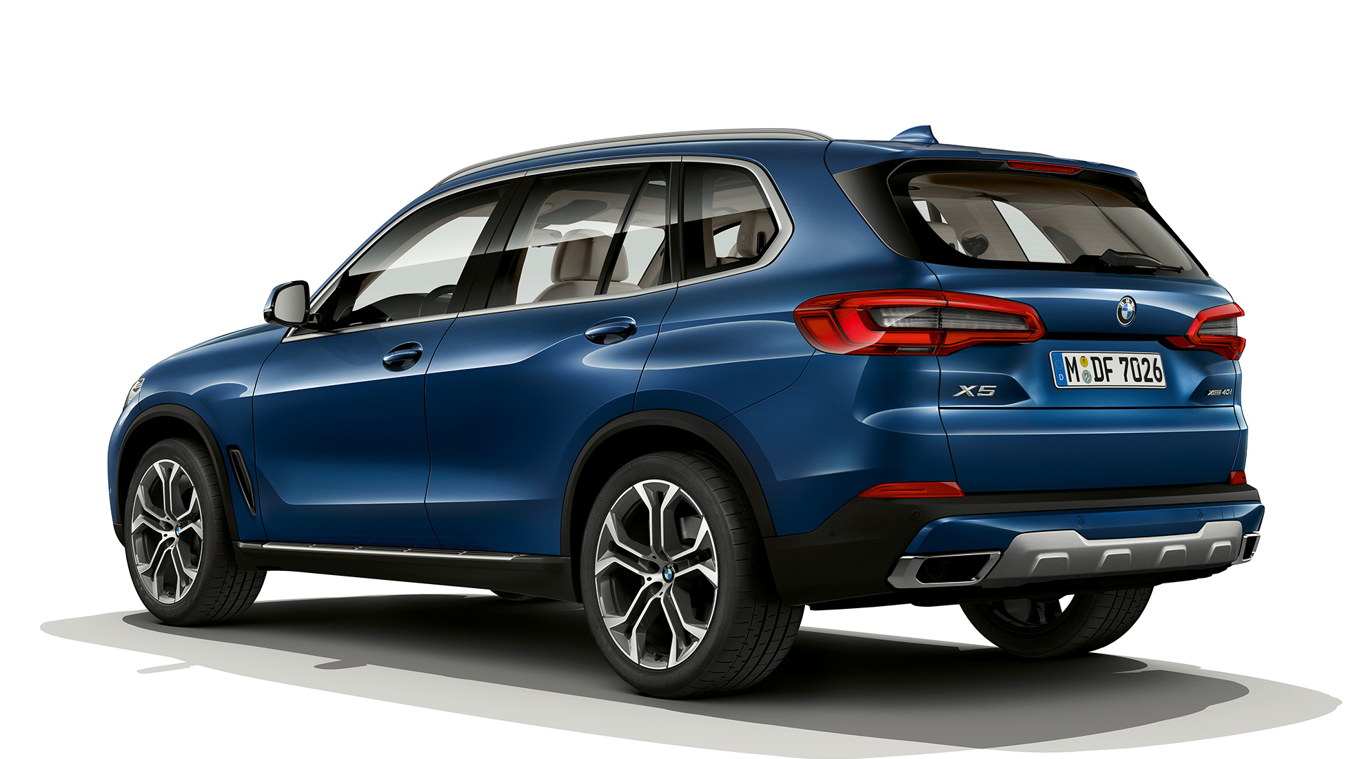 xLine BMW X5 xDrive40i set bagfra let drejet xLine BMW X5 xDrive40i G05 2018 Phytonic Blue Metallic set bagfra let drejet