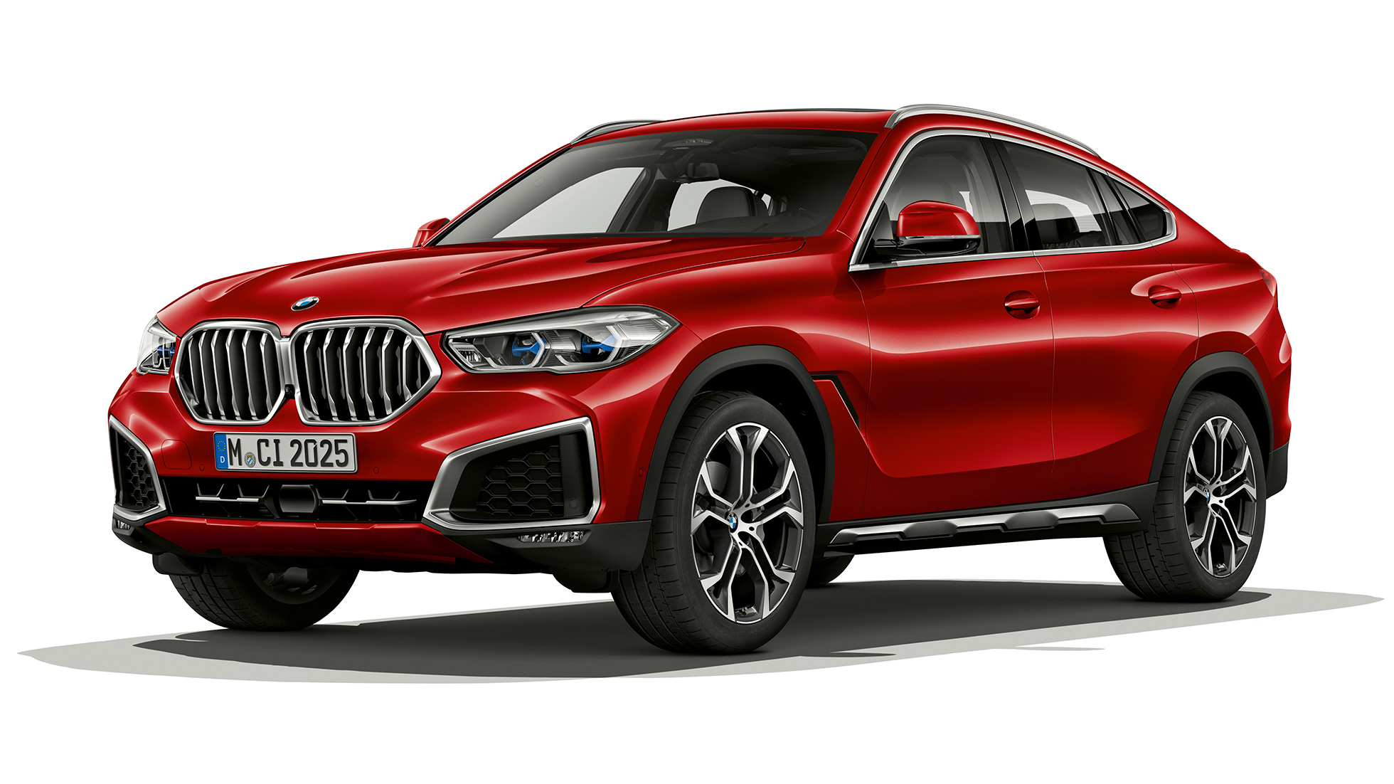 BMW X6 med BMW xLine, eksteriør. BMW X6 med BMW xLine set forfra let drejet.