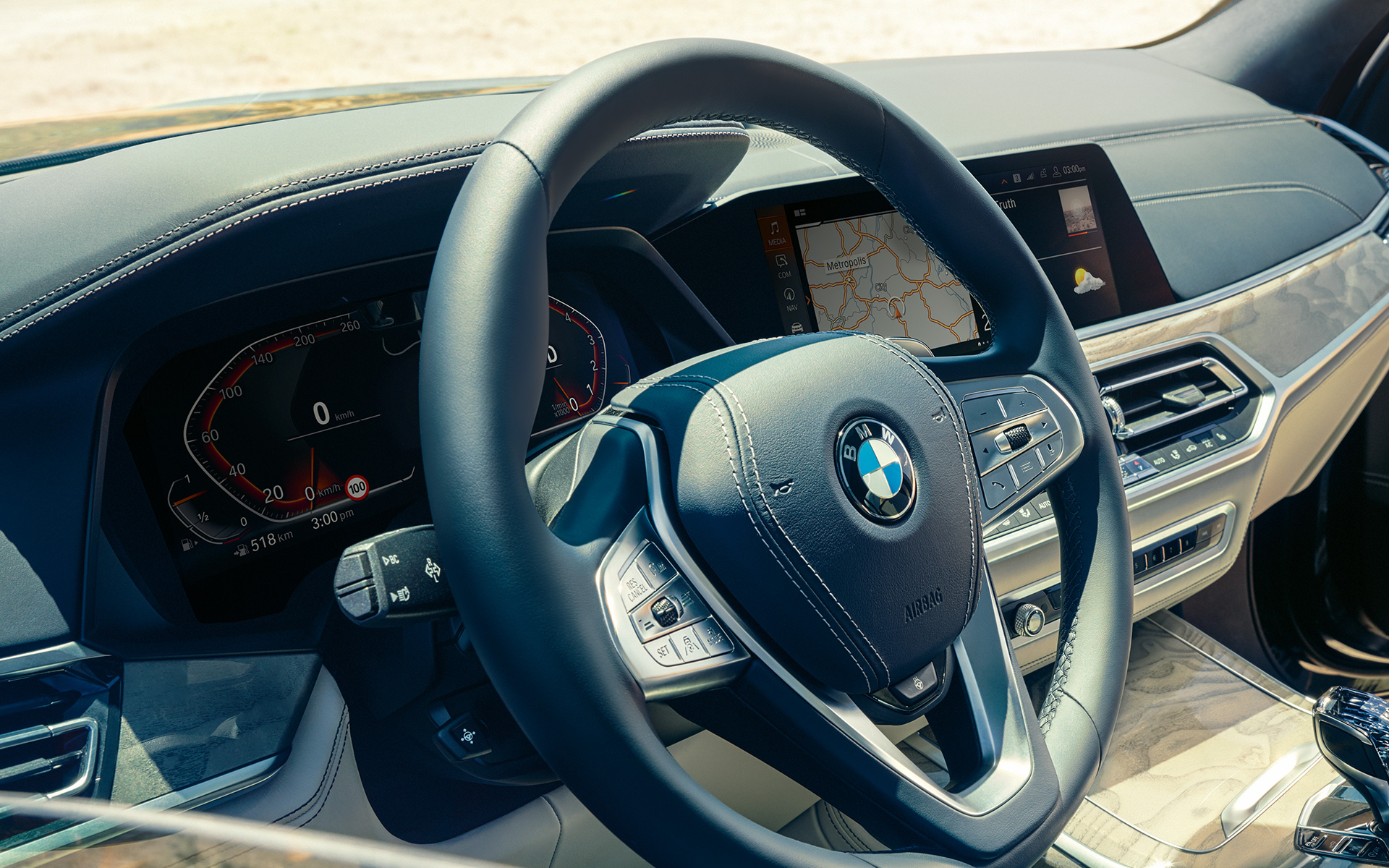 Cockpit BMW X7 G07 2019 indvendigt udstyr Cockpit BMW X7 G07 2019 indvendigt udstyr