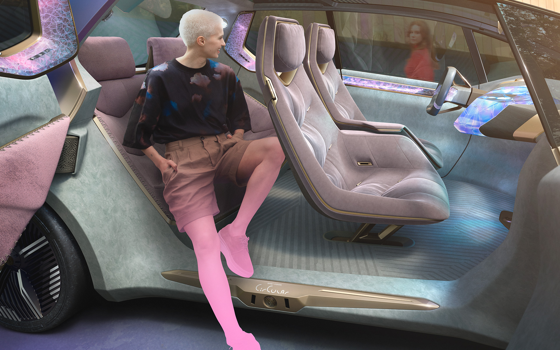 BMW i Vision Circular 2021 Visionær bil Billede 3