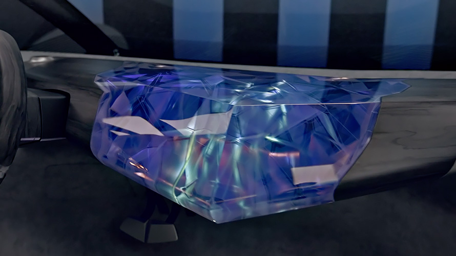 Video Interiør design Instrumentbræt som svævende skulptur BMW i Vision Circular 2021 BMW i Vision Circular 2021 Visionær bil Interiør design Instrumentbræt som svævende skulptur Video