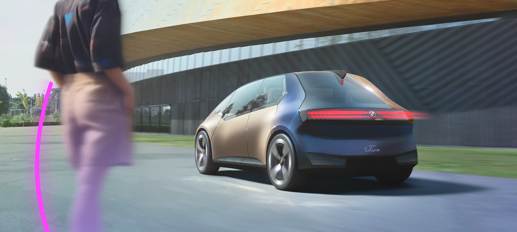 BMW i Vision Circular 2021 Visionær bil Eksteriør design