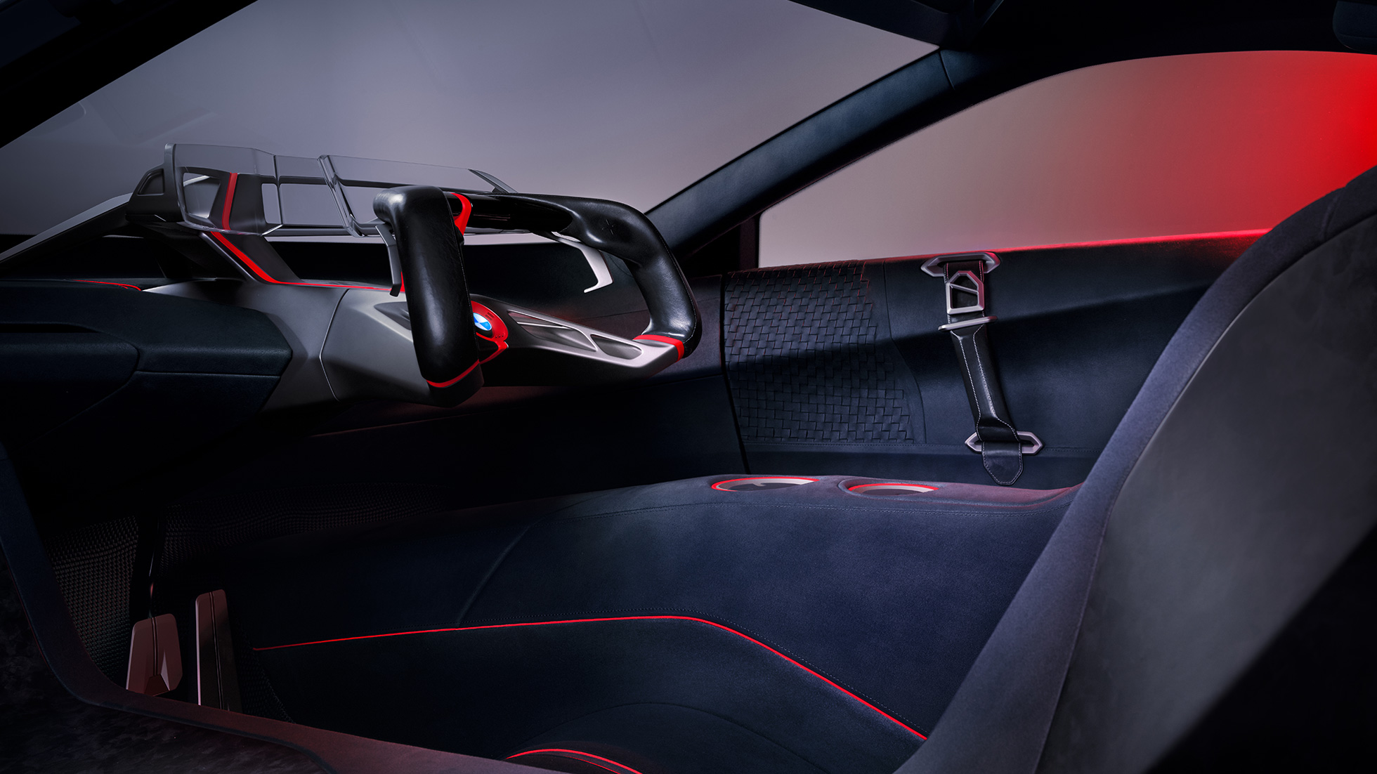 BMW Vision M NEXT, interiør BMW Vision M NEXT, interiør, design, sædeskål