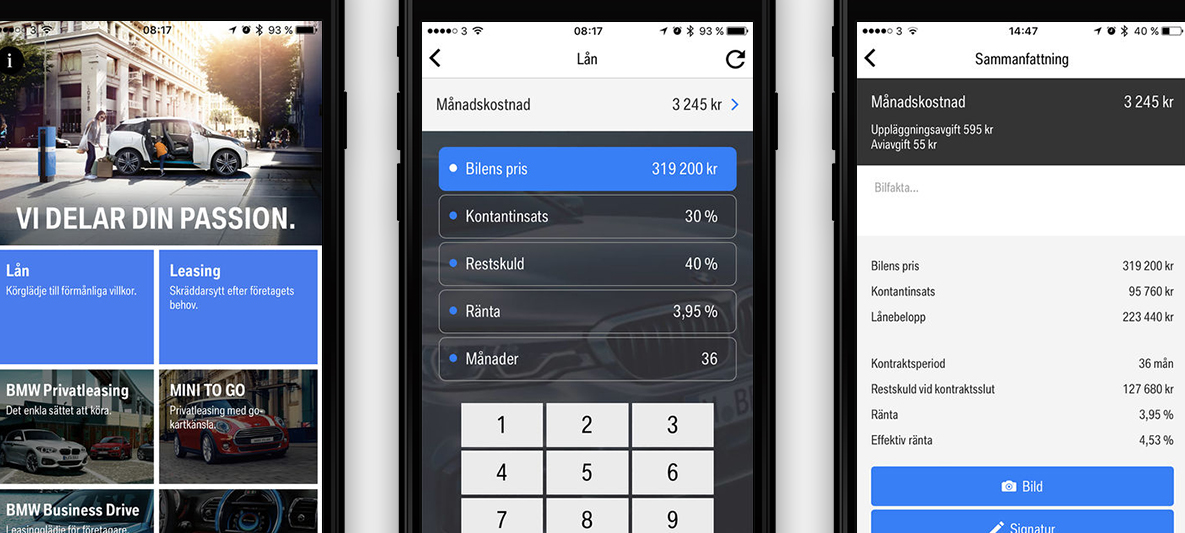 BMW Kalkulator BMW apps BMW Kalkulator