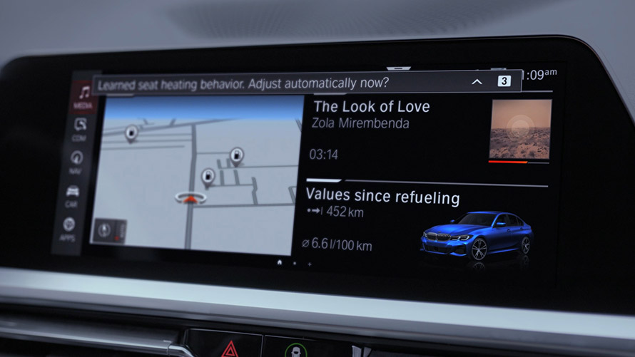 Automate My Habits Automate My Habits på BMW display