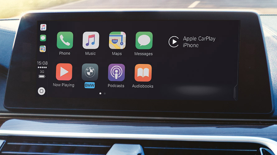 Apple CarPlay Preparation Apple CarPlay Preparationy® vises i BMW display