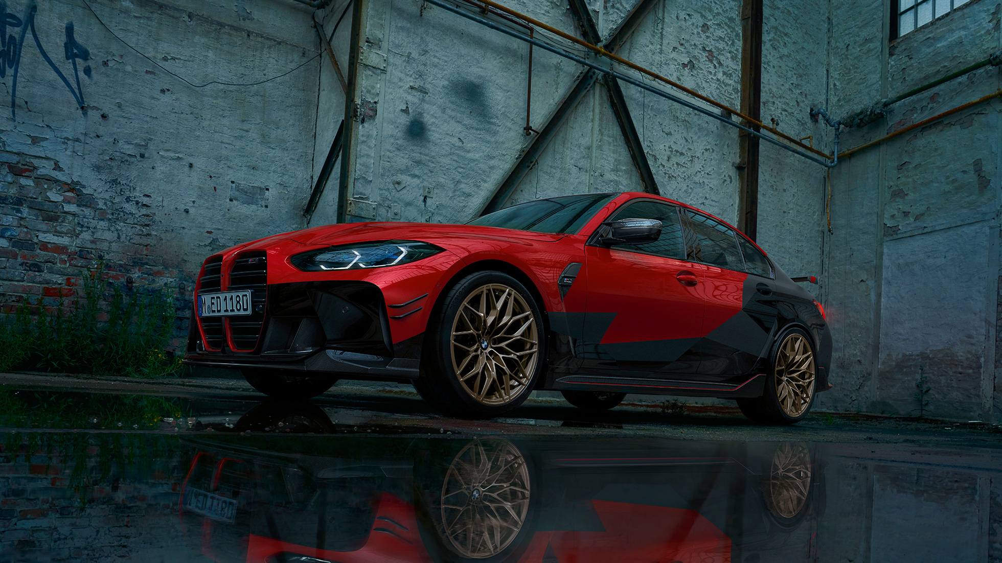 BMW M3 G80 set forfra let drejet BMW M Performance Parts BMW M3 G80 set forfra let drejet
