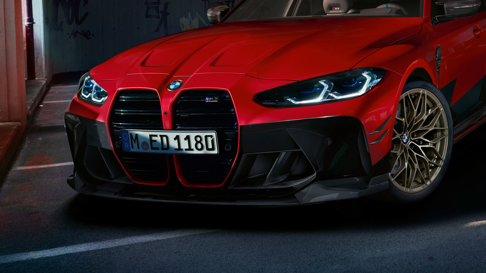 BMW M3 G80 set forfra BMW M Performance Parts BMW M3 G80 set forfra