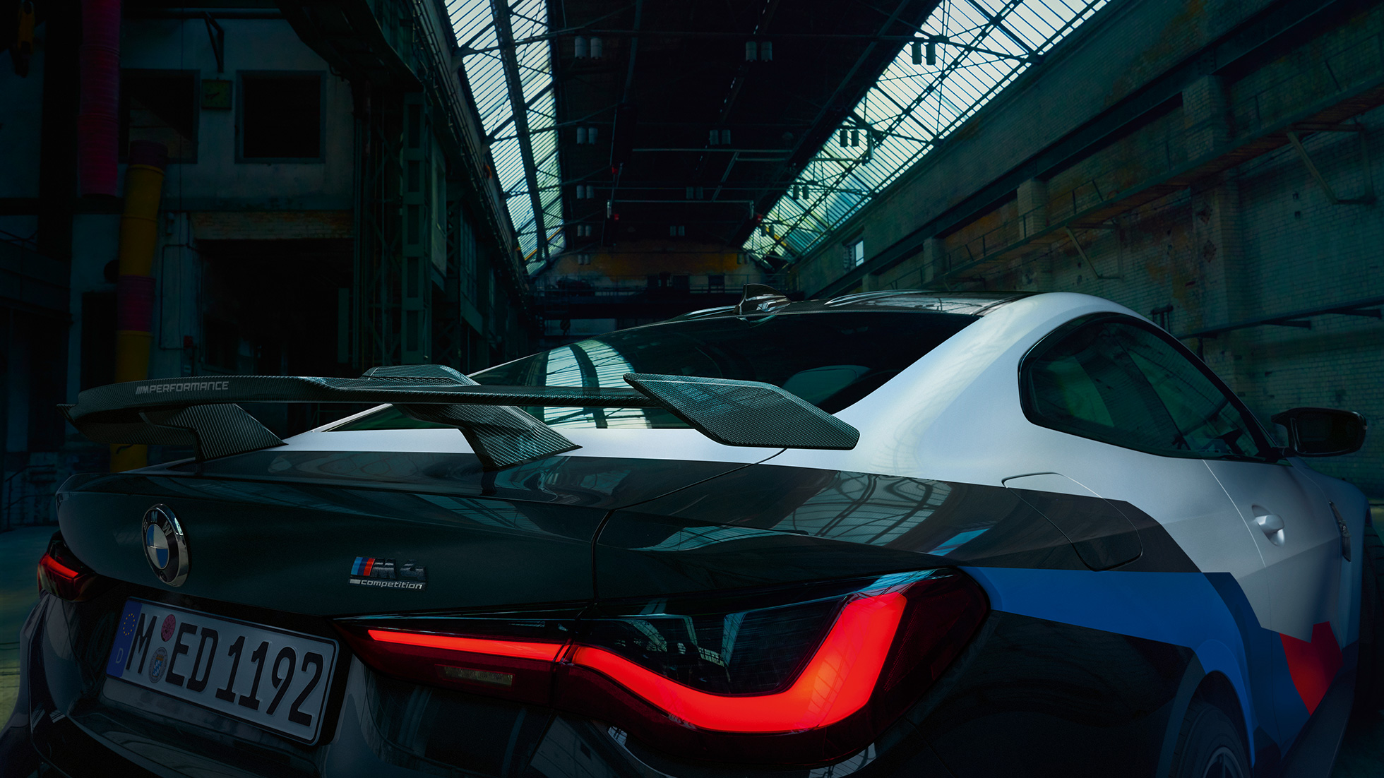 BMW M4 G82 bagende nærbillede BMW M Performance Parts BMW M4 G82 bagende nærbillede