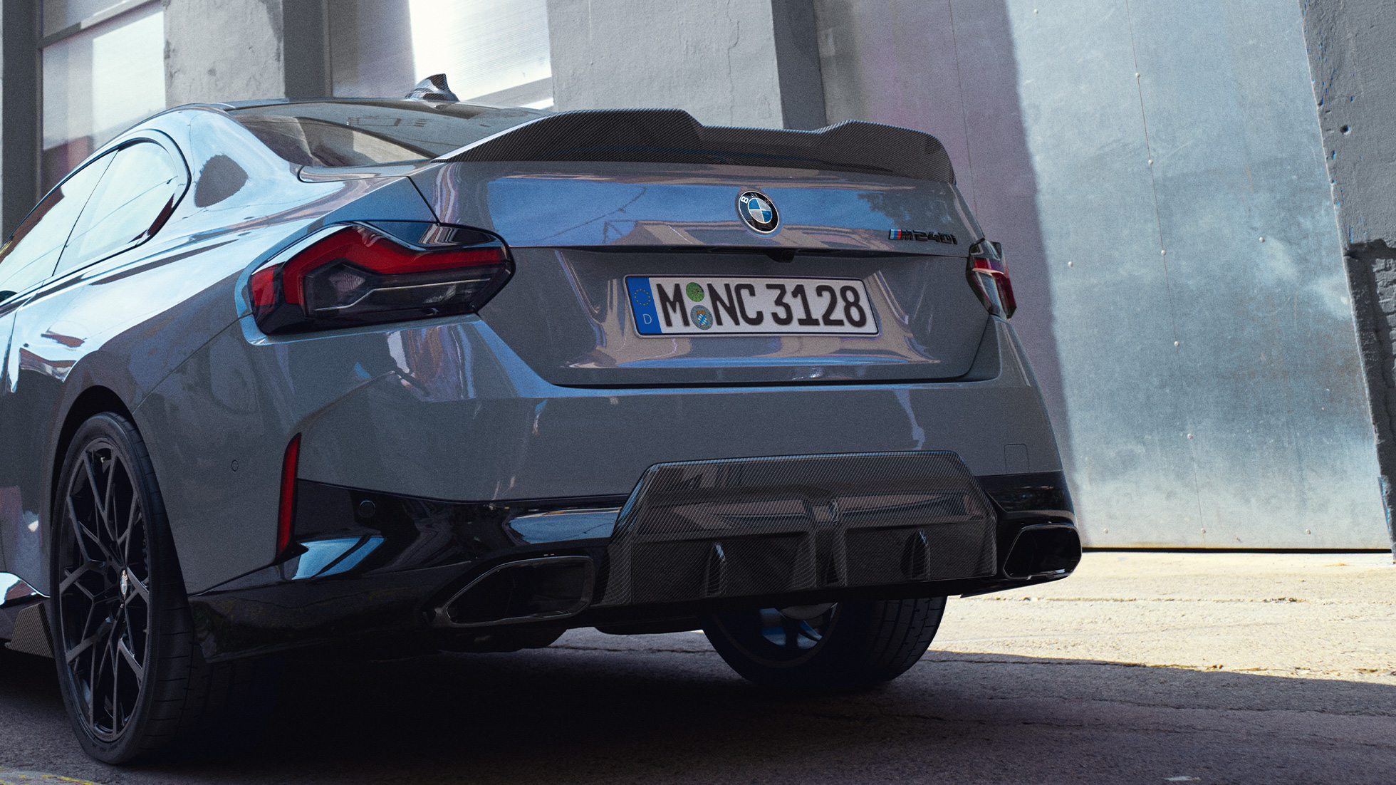 BMW 2-serie Coupé G42 set bagfra nærbillede BMW M Performance Parts BMW 2-serie Coupé G42 set bagfra nærbillede