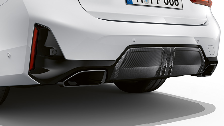 M Performance bagdiffusor BMW M Performance Parts M Performance bagdiffusor BMW M Performance Parts nærbillede