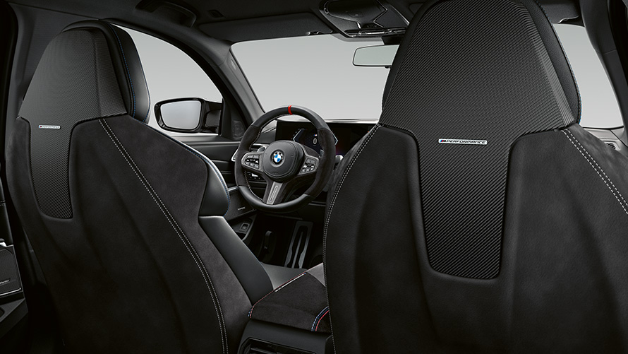 M Performance ryglænsskål i BMW M Performance Parts M Performance ryglænsskål BMW M Performance Parts nærbillede