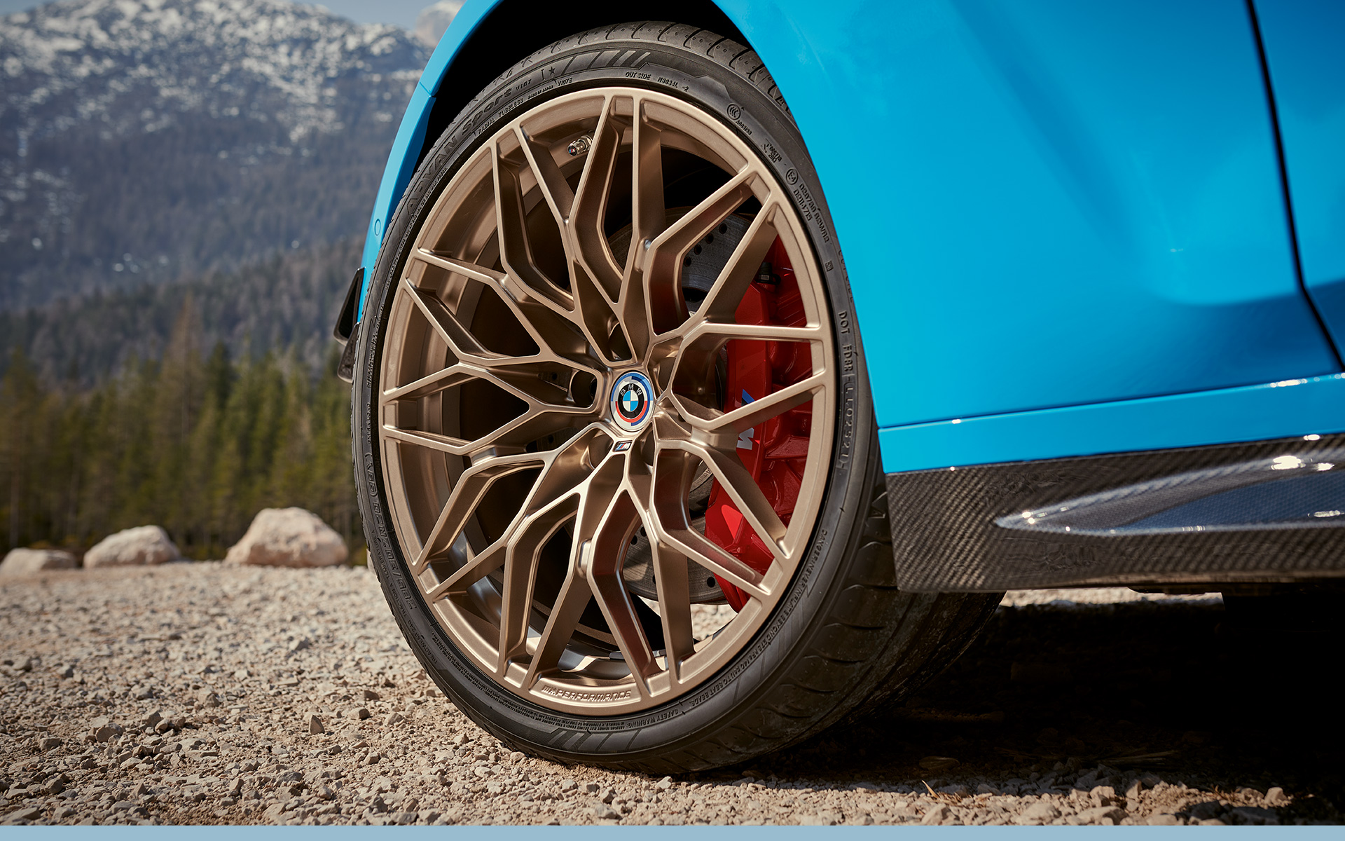 BMW M3 Touring G81 BMW M Performance Parts hjul BMW M3 Touring G81 BMW M Performance Parts hjul nærbillede