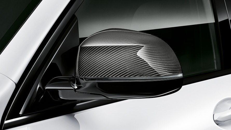 M Performance sidespejlskapper i kulfiber BMW M Performance Parts M Performance sidespejlskapper i kulfiber