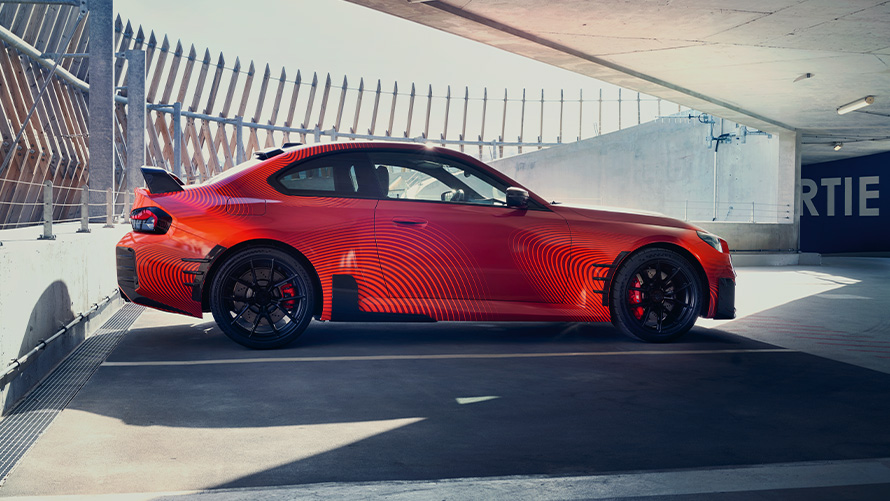 M Performance sideskørtindsats i carbon i højre side BMW M Performance Parts BMW G87 M Performance sideskørtindsats i carbon i højre side