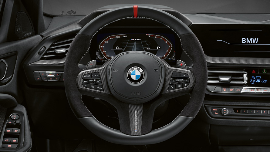 BMW M Performance rat BMW M Performance rat med ratafdækning i kulfiber/alcantara BMW sommertilbud