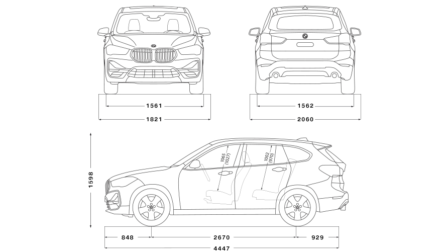 Bmw x5 чертеж