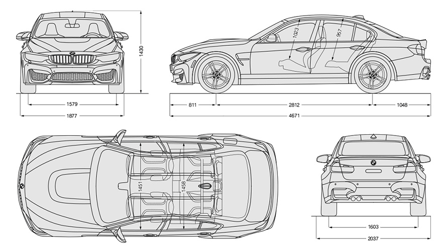 Bmw E46 M3 Dimensions