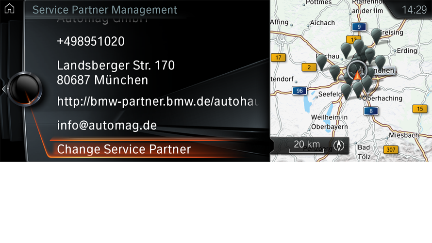 Displayet i din BMW. Displayet i din BMW.