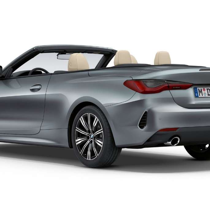 BMW 4-serie Cabriolet G23 2020 standardkonfiguration Sanremo Green metallic set bagfra let drejet