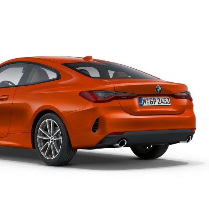 BMW 4-serie Coupé G22 2020 basisversion Sunset Orange metallic set bagfra let drejet