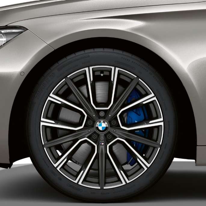 BMW 7-serie Sedan, M sportspakke, fælge BMW 7-serie Sedan, M sportspakke: Nærbillede af fælge
