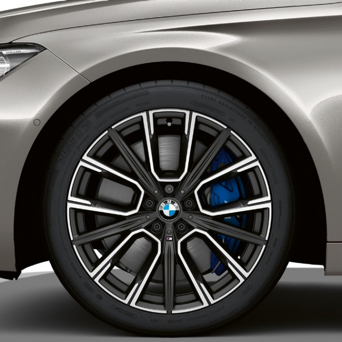 BMW 7-serie Sedan, M sportspakke, fælge BMW 7-serie Sedan, M sportspakke: Nærbillede af fælge
