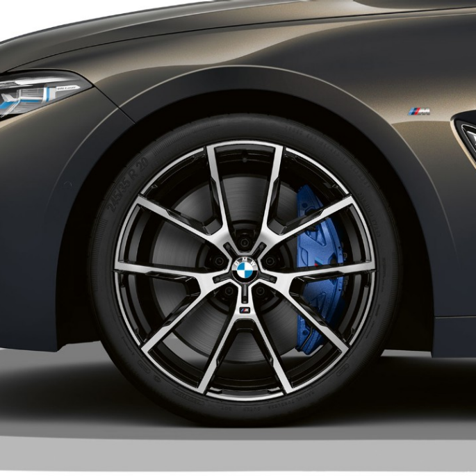 BMW M850i xDrive, Dravit Grey Metallic, 20"-letmetalfælge med Y-eger 728 M. BMW M850i xDrive, Dravit Grey Metallic, 20"-letmetalfælge med Y-eger 728 M.