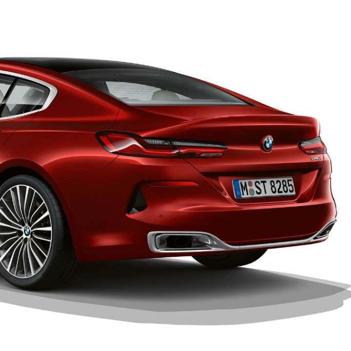 BMW 8-serie Gran Coupé, basismodel, set bagfra let drejet